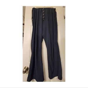 Women's Nike Dri Fit Navy Blue Lightweight Track Pants Size XXL